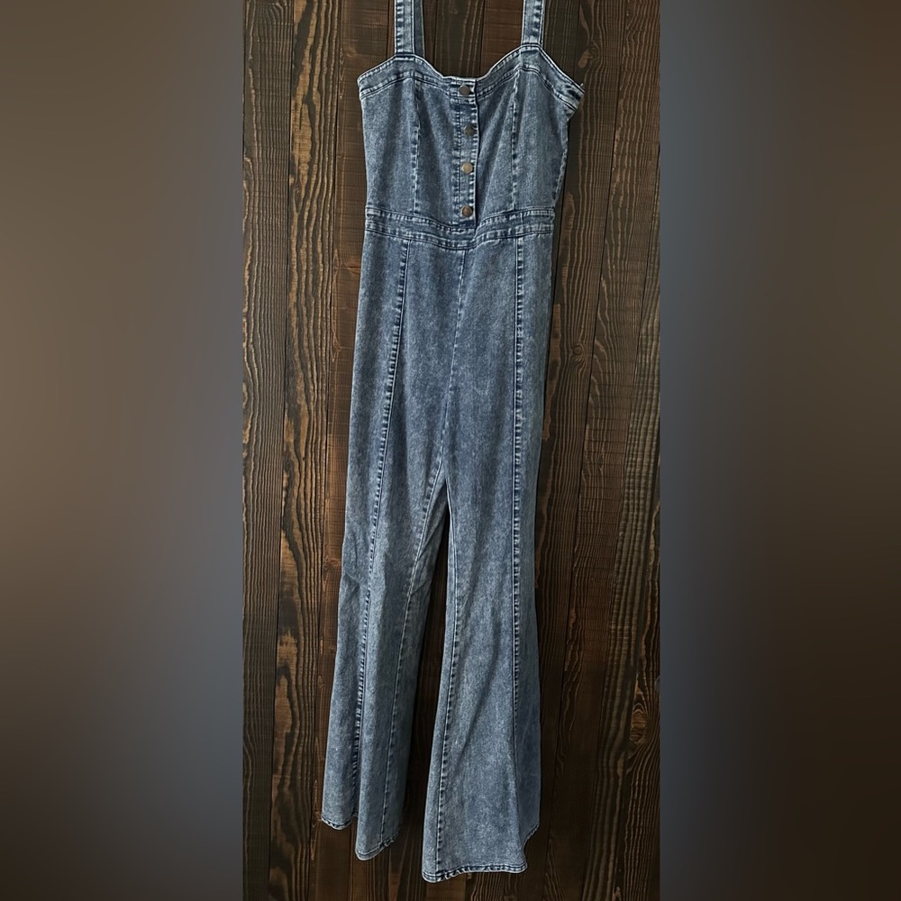 Jealous Tomato Denim Jumpsuit Large